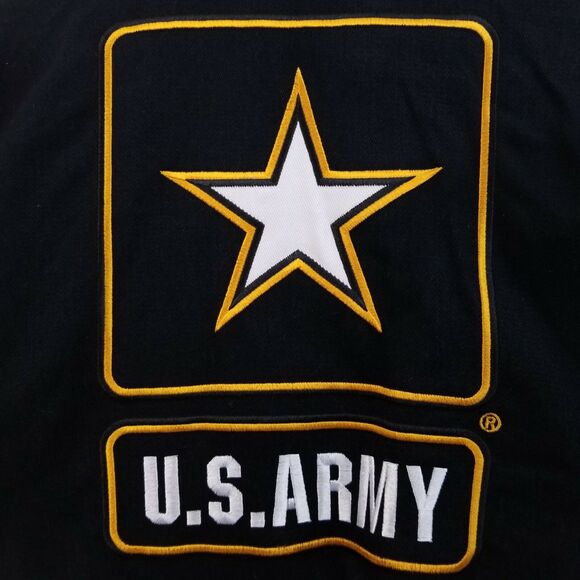 VTG US Army Recon Coat L Bomber Jacket Embroidered Patch Lined Brigade - Picture 8 of 12